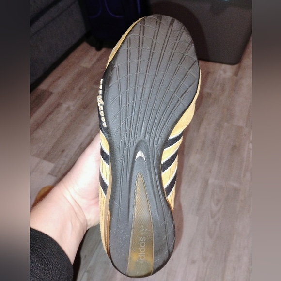 2007 Adidas Goodyear Racer Low Tan And Black Size 8 - Picture 7 of 13